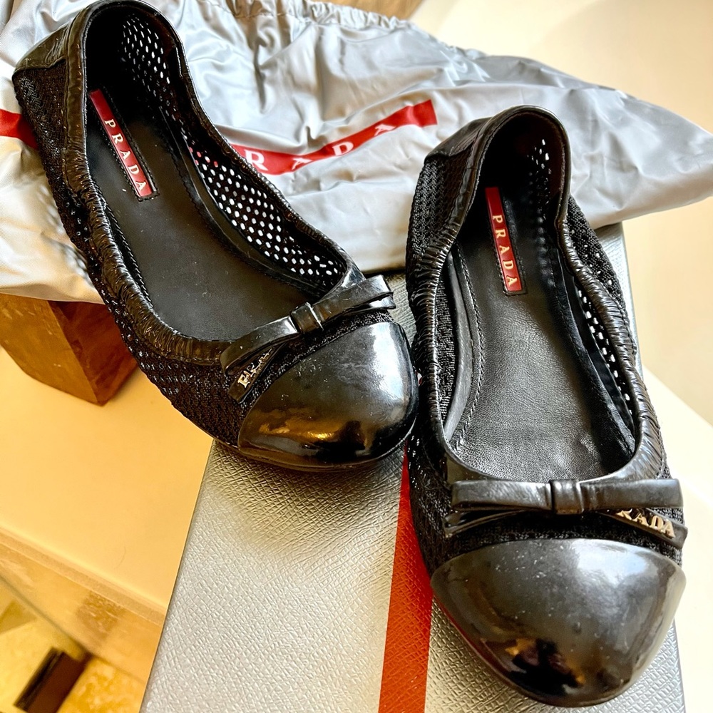 PRADA flats in like new condition